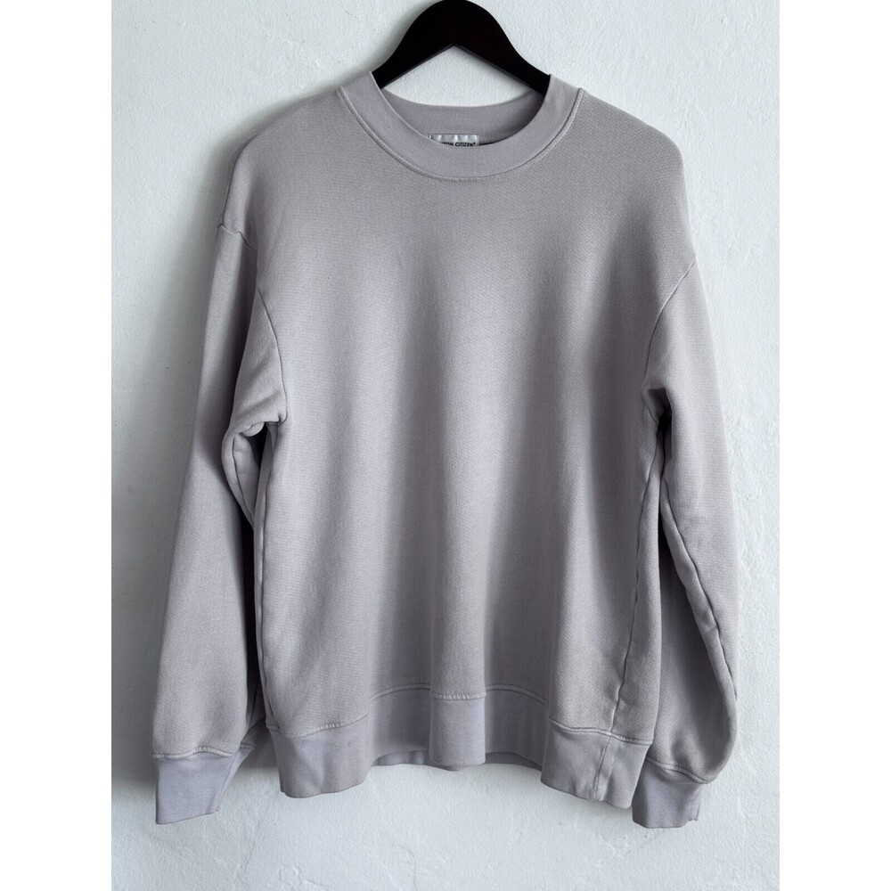 COTTON CITIZEN Boston Crew Long Sweatshirt - Bone/off-white - Unisex S